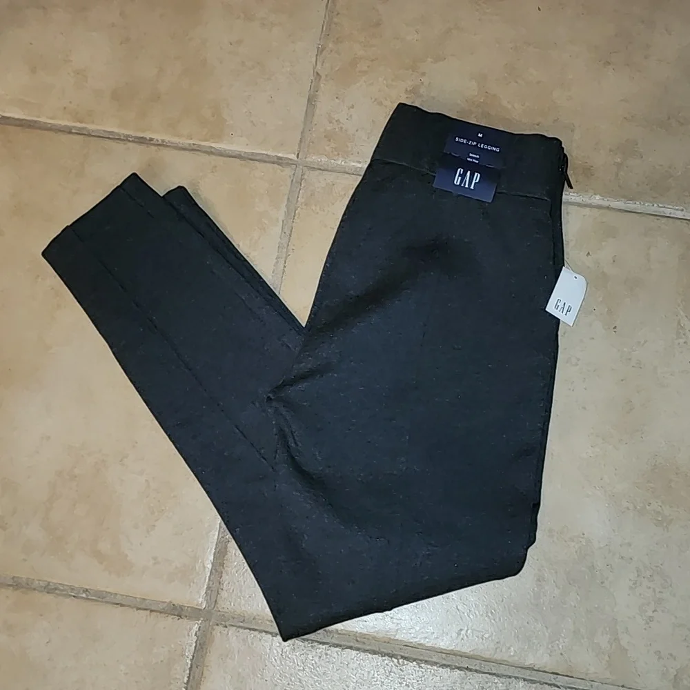 NWT Gap side zip leggings size M - Picture 1 of 8